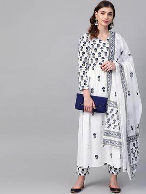 printed kurta palazzo set - 17231289 - Standard Image - 4