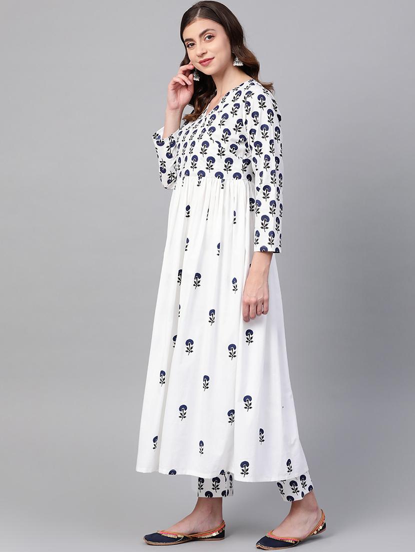 printed kurta palazzo set - 17231289 - Zoom Image - 2