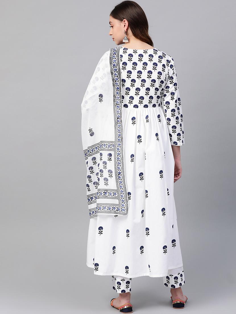 printed kurta palazzo set - 17231289 - Zoom Image - 3