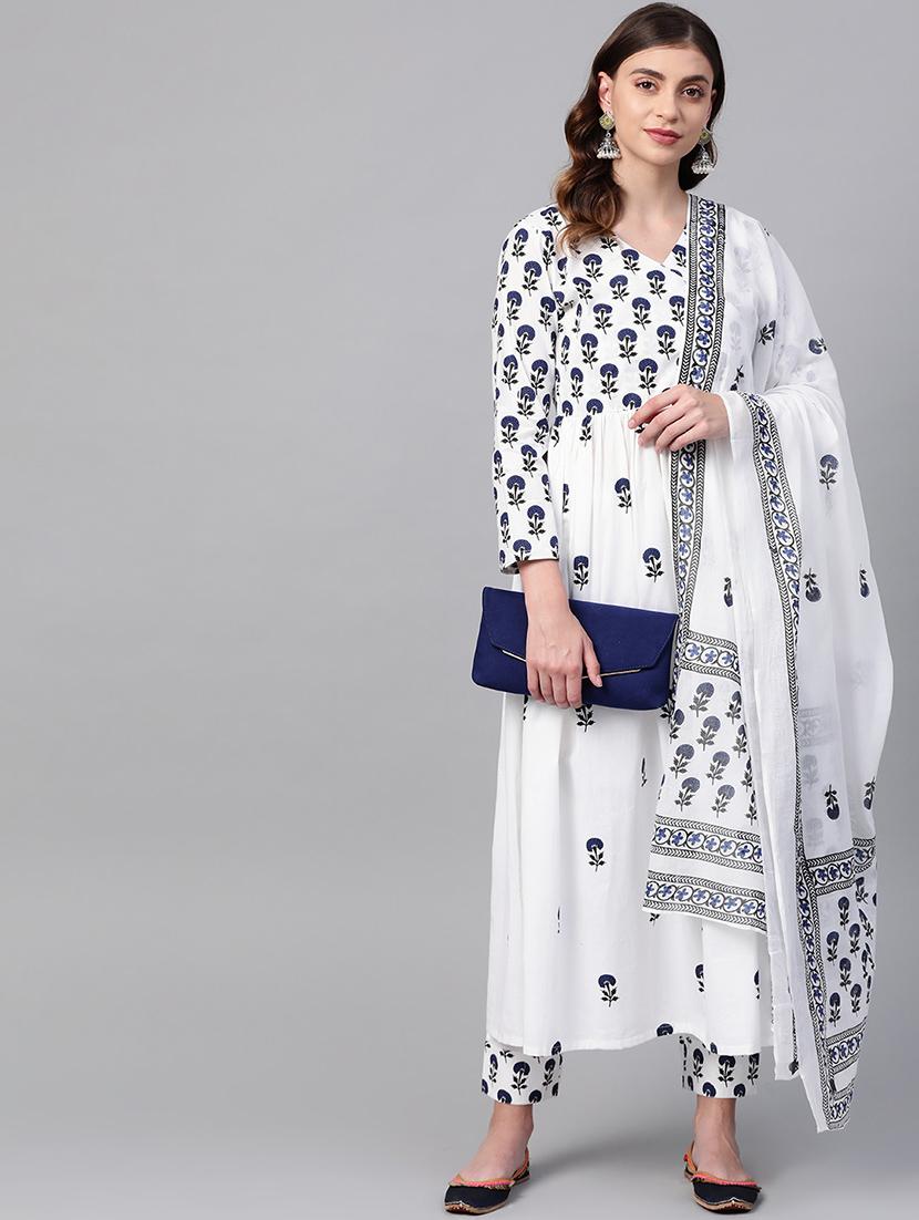 printed kurta palazzo set - 17231289 - Zoom Image - 4