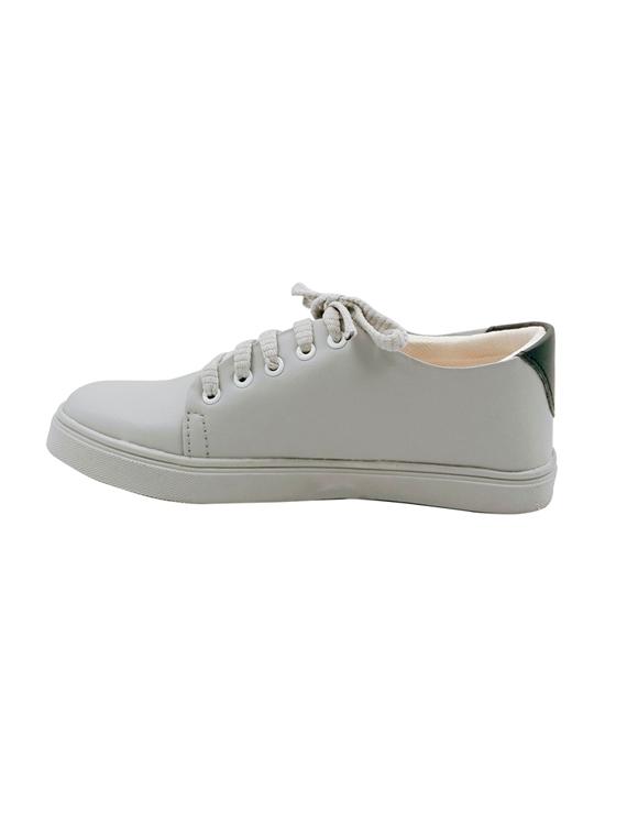 white lace-up sneakers - 17231309 - Zoom Image - 2