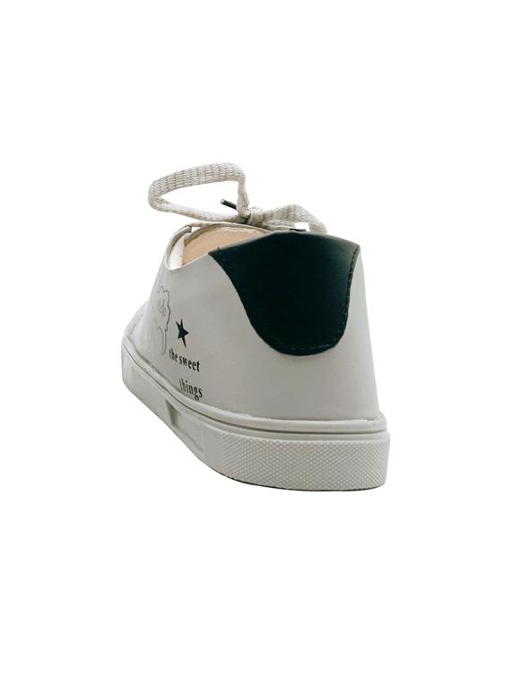 white lace-up sneakers - 17231309 - Zoom Image - 3