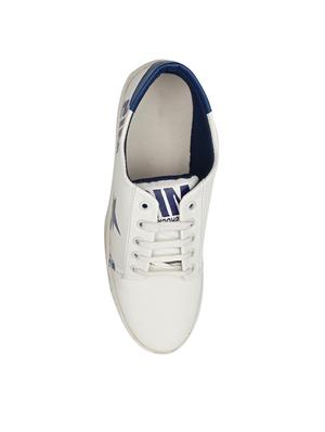 white lace up sneakers - 17231411 - Standard Image - 4