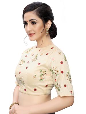 self design mirror work blouse - 17231610 - Standard Image - 2