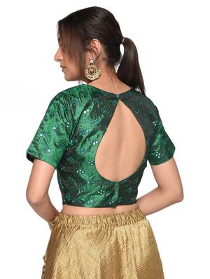 mirror work blouse - 17231621 - Standard Image - 3