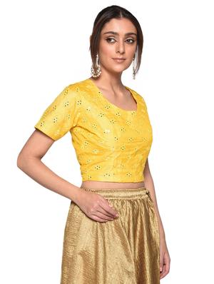 mirror work blouse - 17231625 - Standard Image - 2