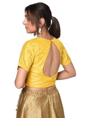 mirror work blouse - 17231625 - Standard Image - 3