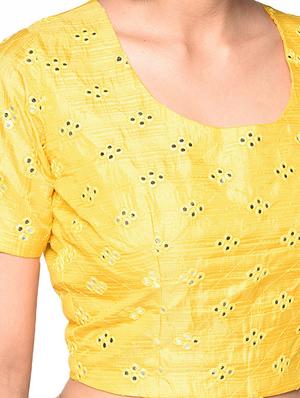 mirror work blouse - 17231625 - Standard Image - 4