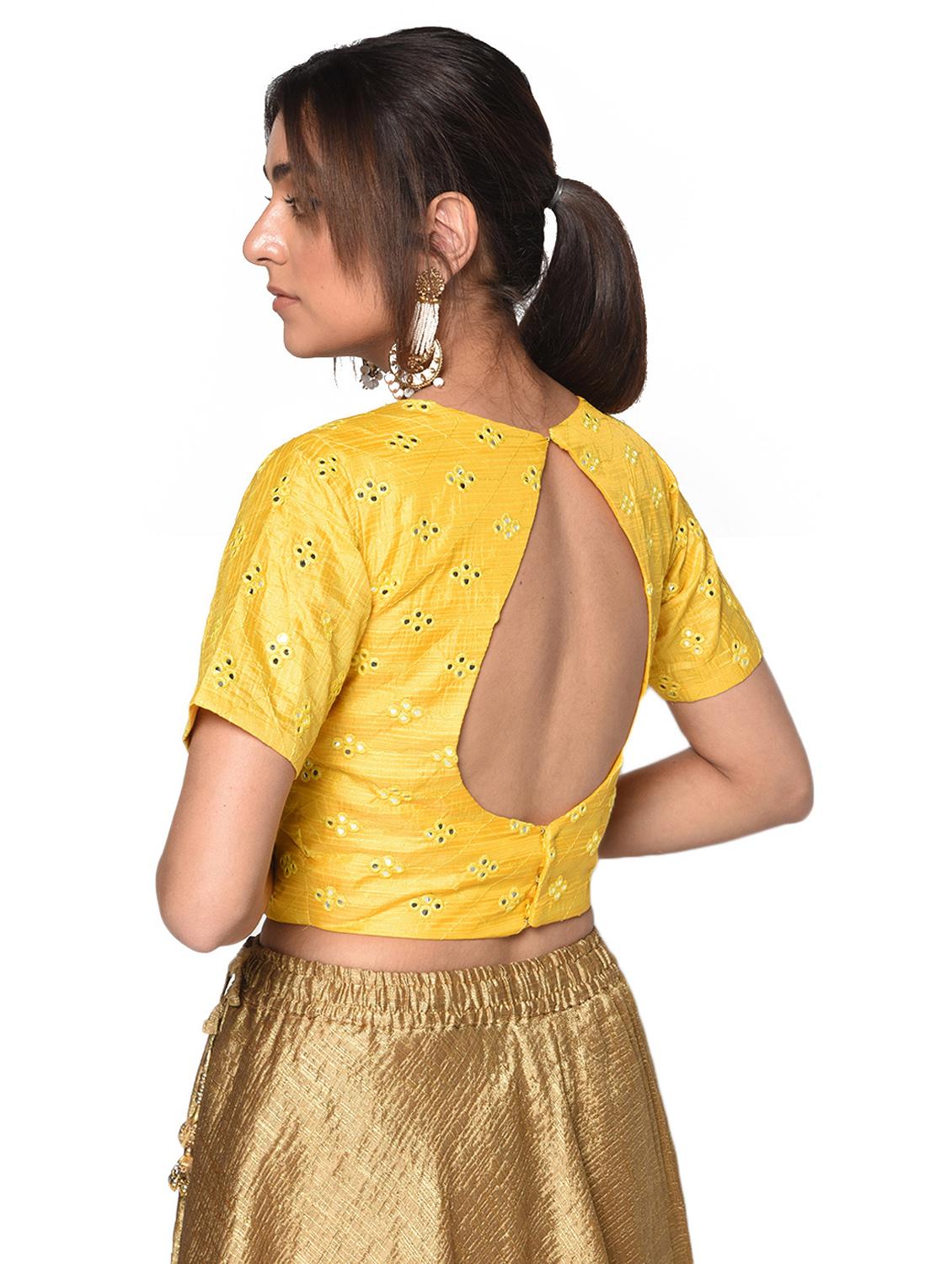 mirror work blouse - 17231625 - Zoom Image - 3