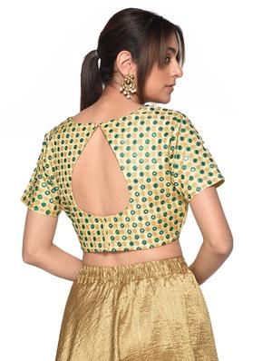 mirror work blouse - 17231626 - Standard Image - 3