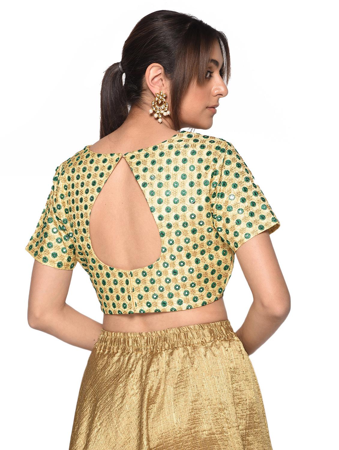 mirror work blouse - 17231626 - Zoom Image - 3