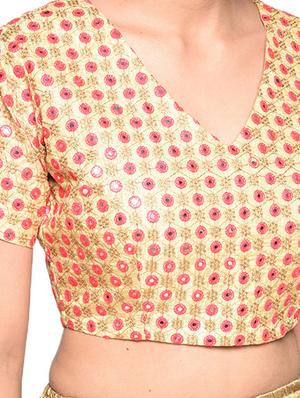 mirror work blouse - 17231632 - Standard Image - 4