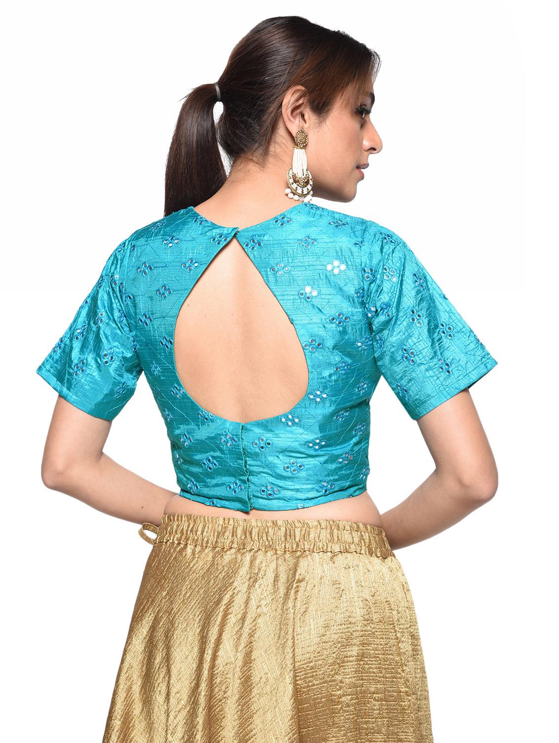 mirror work blouse - 17231633 - Zoom Image - 3
