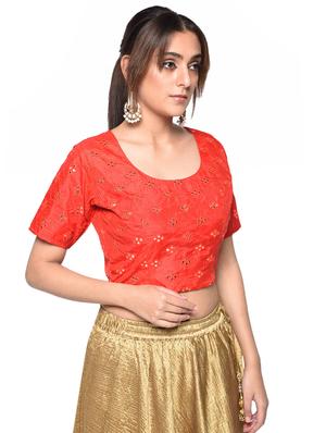 mirror work blouse - 17231637 - Standard Image - 2