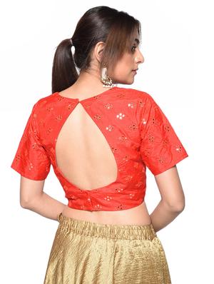 mirror work blouse - 17231637 - Standard Image - 3