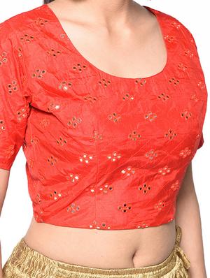 mirror work blouse - 17231637 - Standard Image - 4