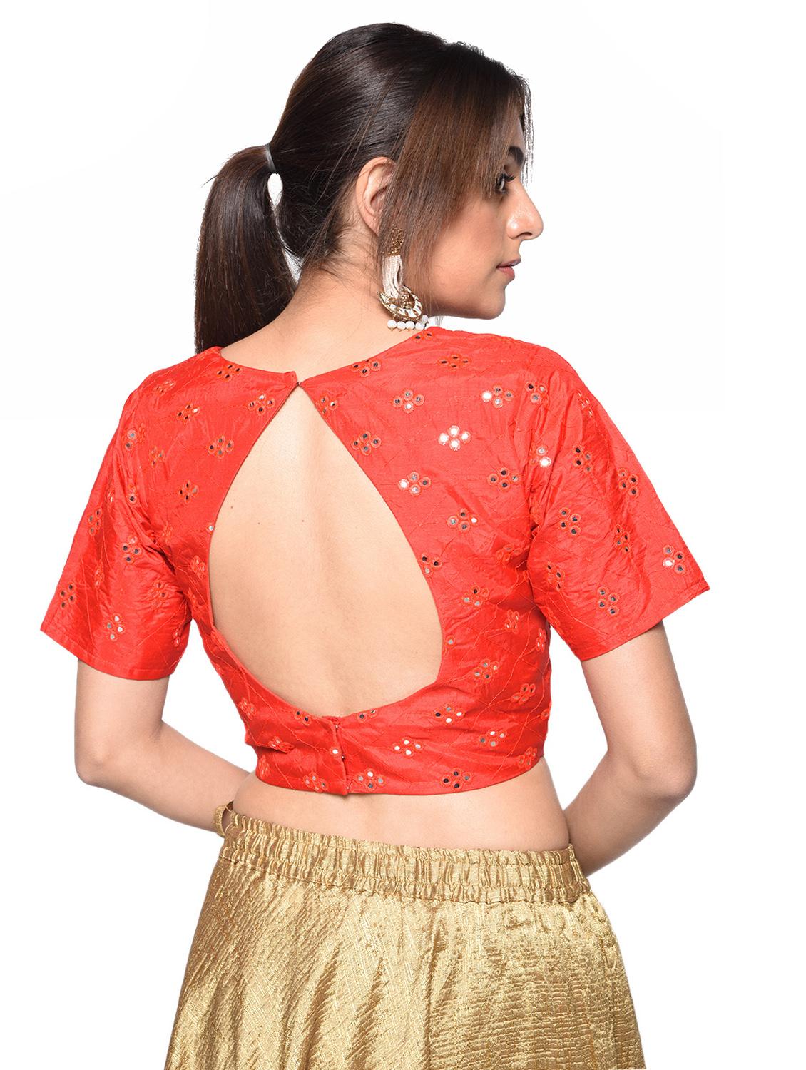 mirror work blouse - 17231637 - Zoom Image - 3