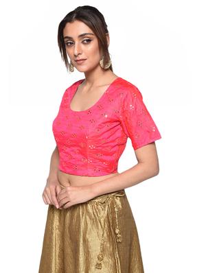 mirror work blouse - 17231655 - Standard Image - 2