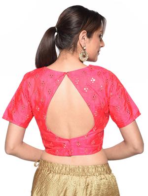 mirror work blouse - 17231655 - Standard Image - 3