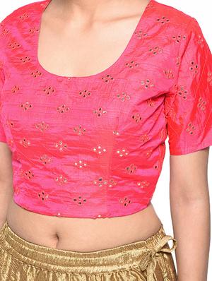 mirror work blouse - 17231655 - Standard Image - 4
