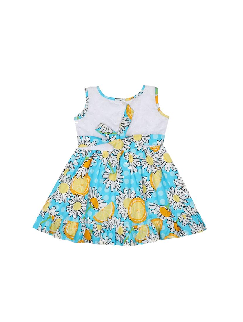 blue cotton frock - 17231684 - Zoom Image - 2