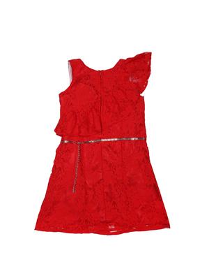 red cotton frock - 17231690 - Standard Image - 2