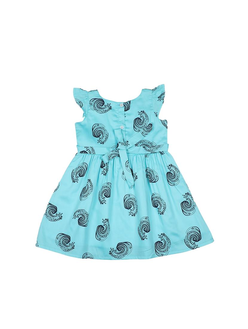 blue cotton frock - 17231693 - Zoom Image - 2
