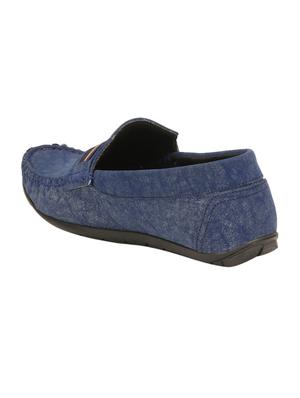 blue slip on loafers - 17231789 - Standard Image - 3