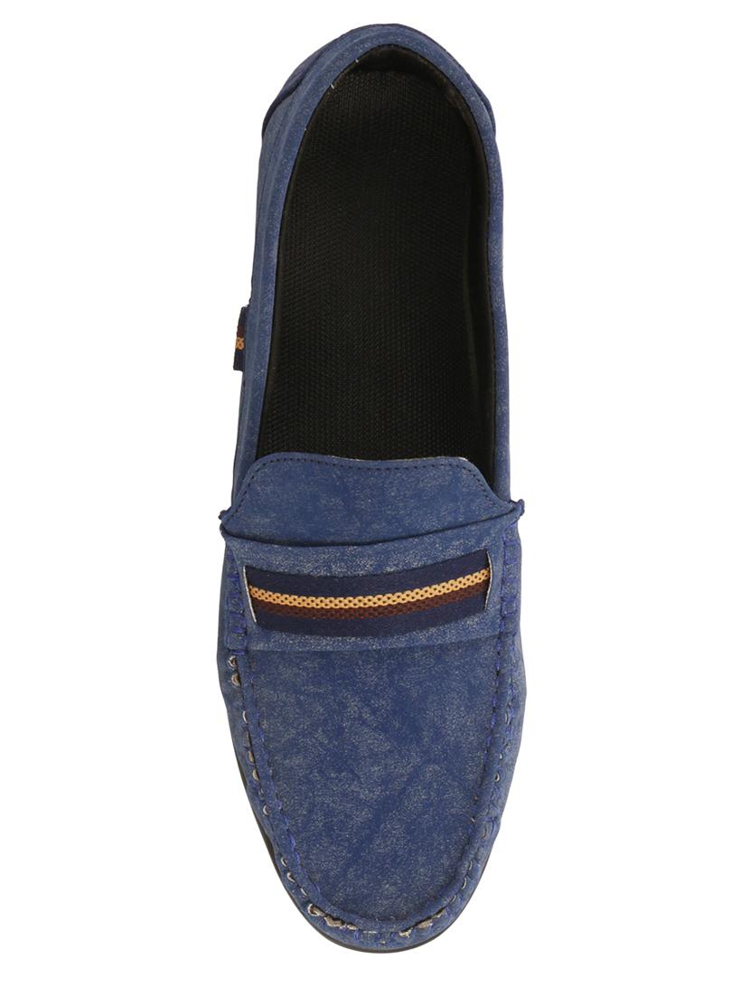 blue slip on loafers - 17231789 - Zoom Image - 4