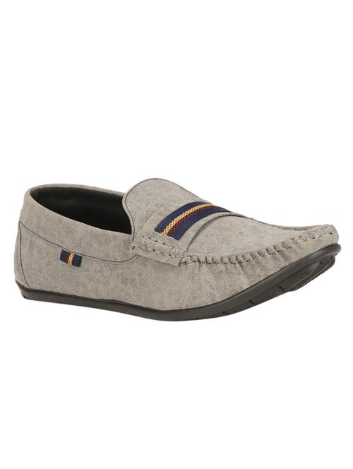 grey slip on loafers - 17231790 - Standard Image - 1