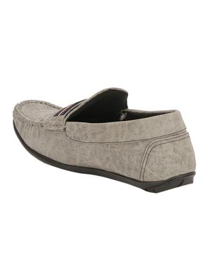 grey slip on loafers - 17231790 - Standard Image - 3