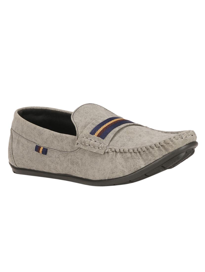 grey slip on loafers - 17231790 - Zoom Image - 1