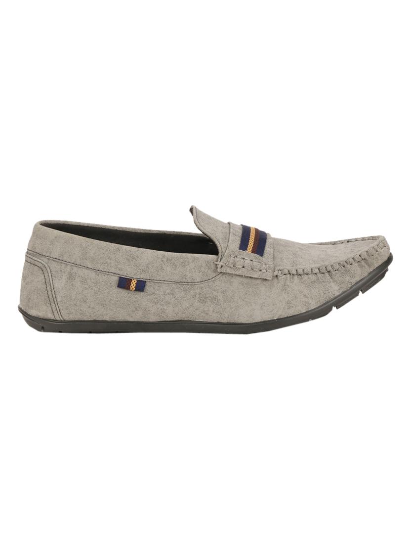 grey slip on loafers - 17231790 - Zoom Image - 2