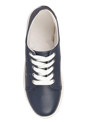 blue lace-up sneakers - 17231793 - Standard Image - 4