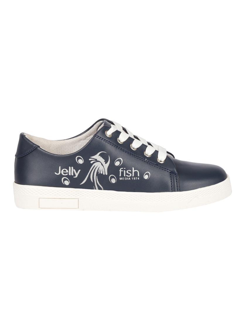blue lace-up sneakers - 17231793 - Zoom Image - 2