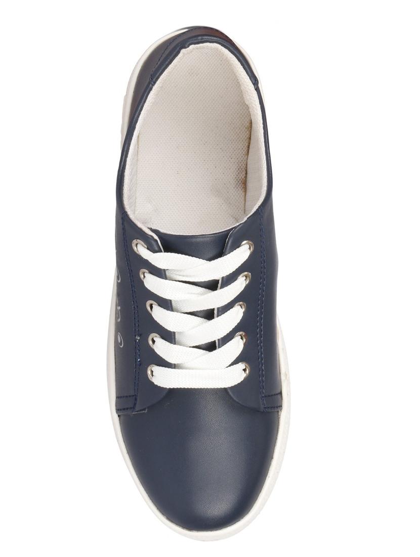 blue lace-up sneakers - 17231793 - Zoom Image - 4