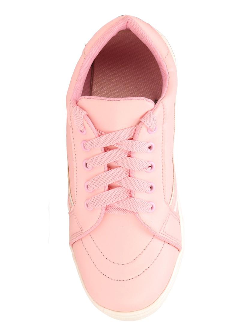 pink lace-up sneakers - 17231799 - Zoom Image - 4