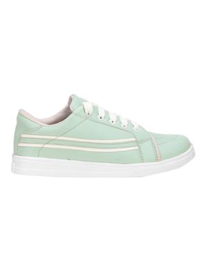 sea green lace-up sneakers - 17231801 - Standard Image - 2