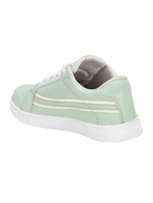 sea green lace-up sneakers - 17231801 - Standard Image - 3