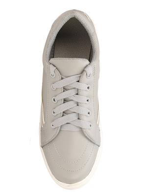 grey lace-up sneakers - 17231802 - Standard Image - 4