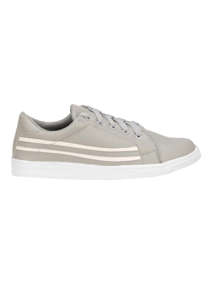 grey lace-up sneakers - 17231802 - Zoom Image - 2