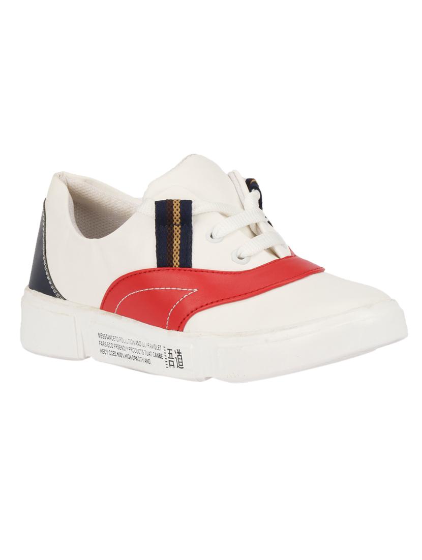 red lace-up sneakers - 17231805 - Zoom Image - 1