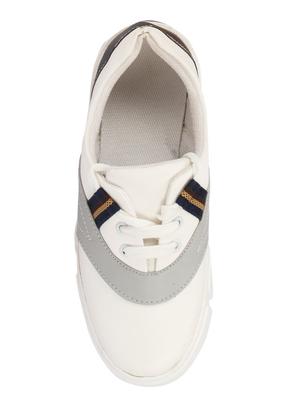 grey lace-up sneakers - 17231806 - Standard Image - 4