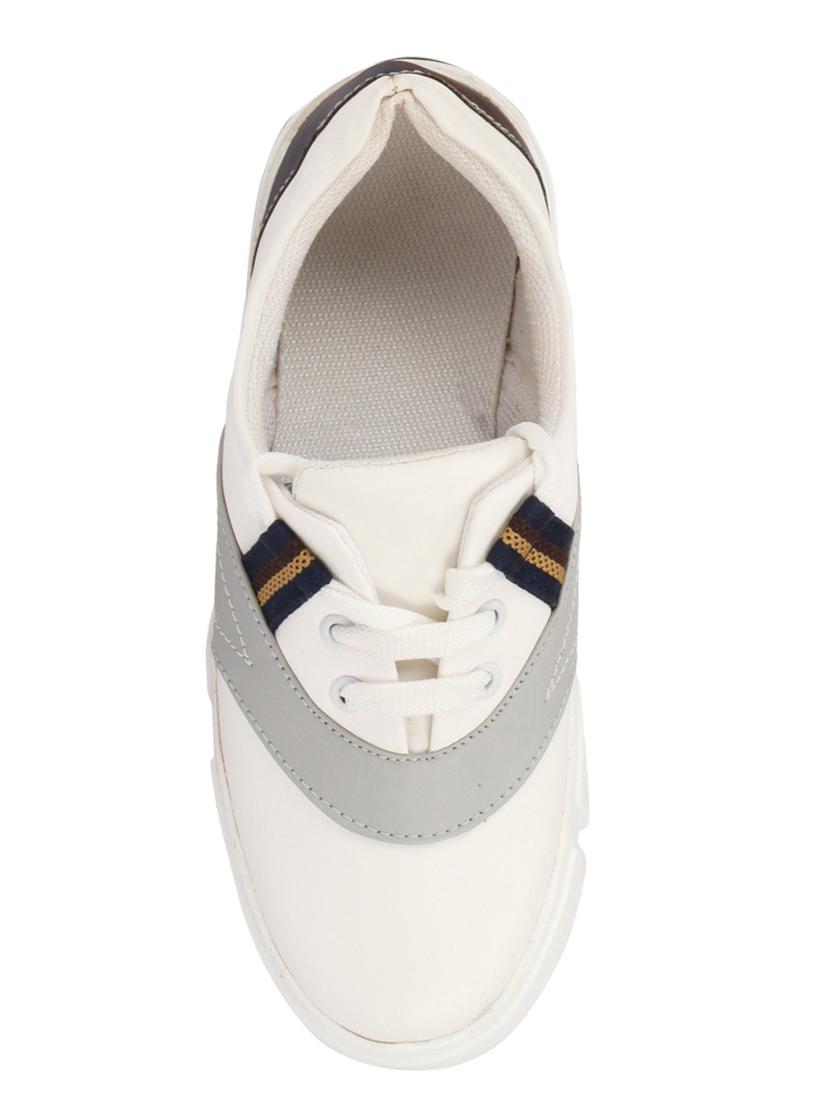 grey lace-up sneakers - 17231806 - Zoom Image - 4