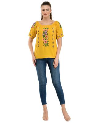 boat neck embroidered top - 17232062 - Standard Image - 4