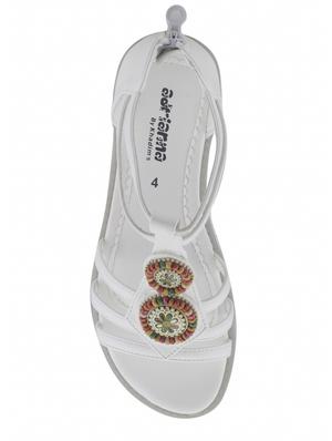 white mesh sandal - 17232382 - Standard Image - 4