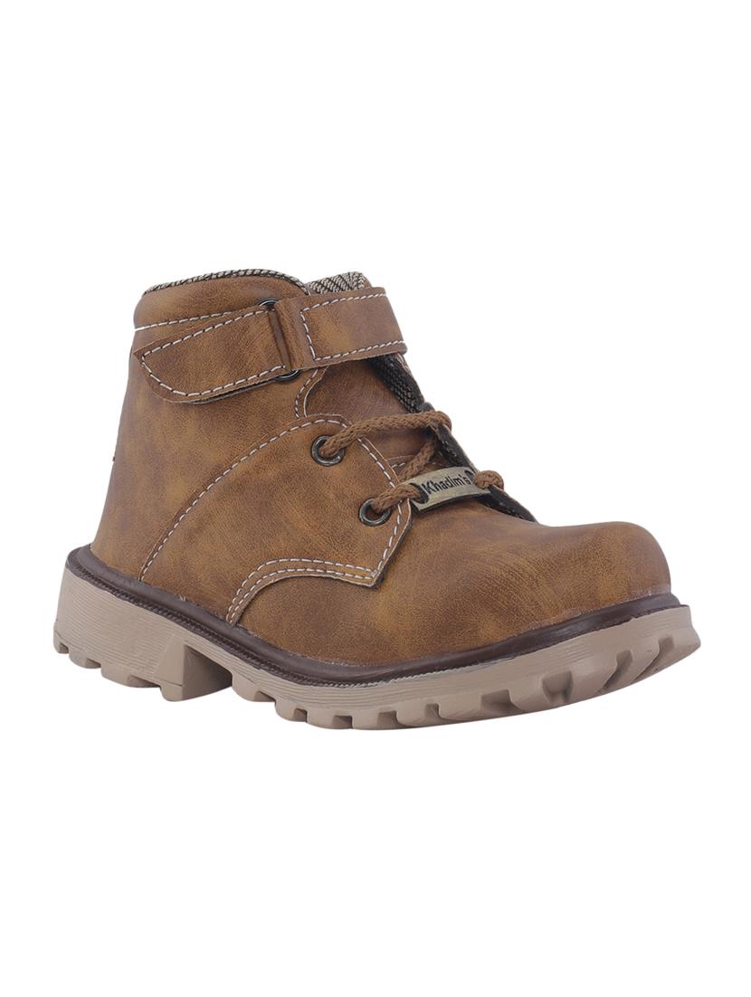 brown leatherette boot - 17232394 - Zoom Image - 1