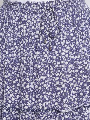 floral tiered skirt - 17233019 - Standard Image - 5