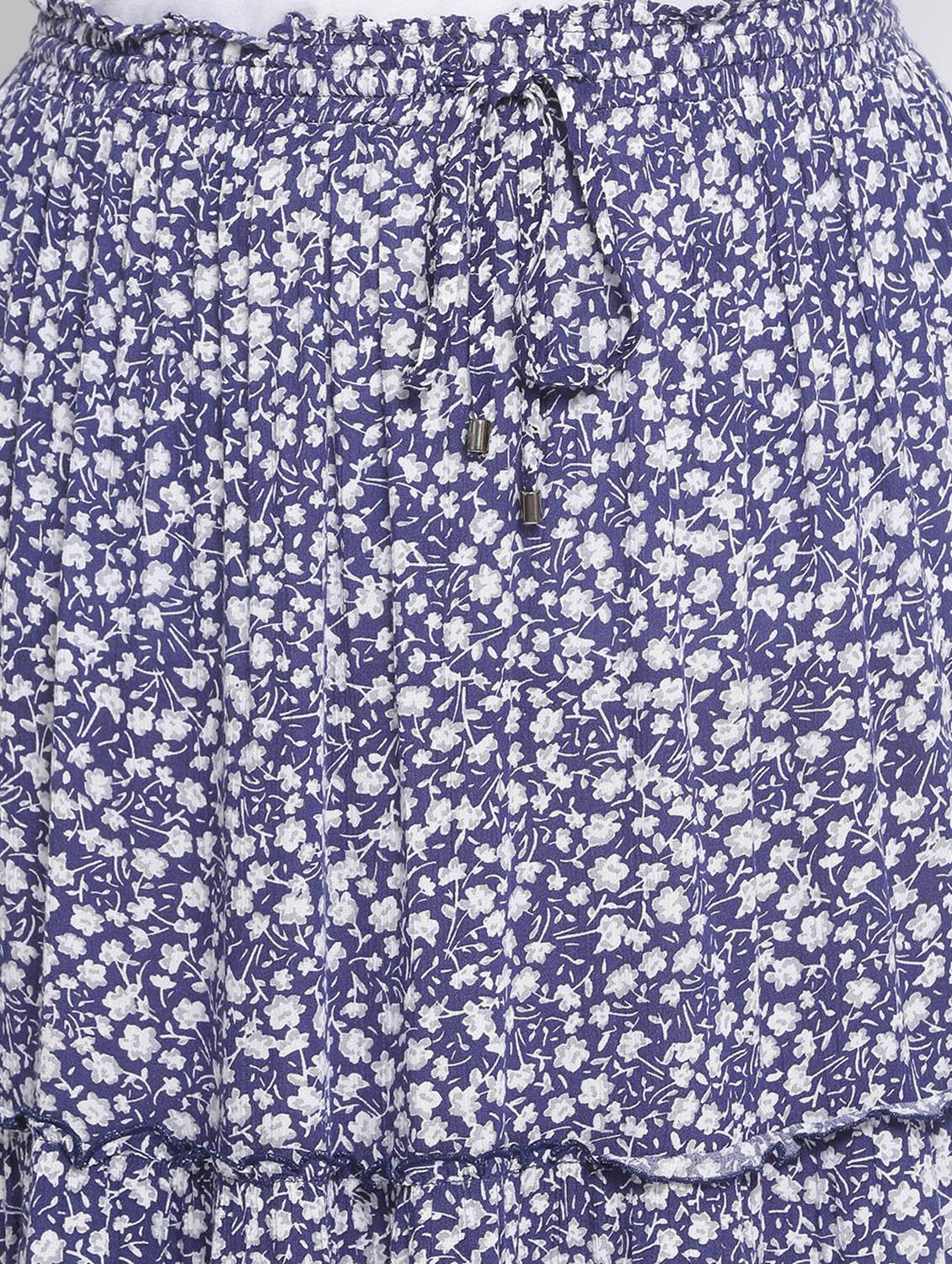 floral tiered skirt - 17233019 - Zoom Image - 5