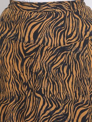 printed asymmetric skirt - 17233020 - Standard Image - 5